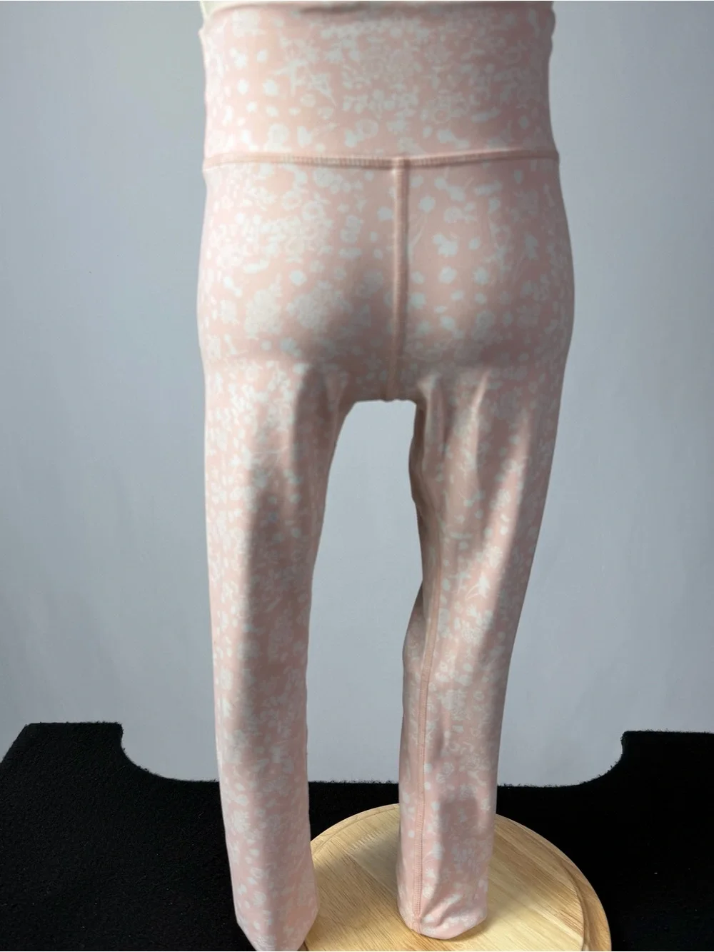 cheeky plum Pink Floral High-Waist Kids Leggings
